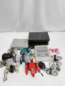 SONY プレステ ソニー PlayStation2 SCPH-10000 SCPH-30000 SCPH-7000 任天堂 スーパーファミコン 64 コントローラー 南D0403-8