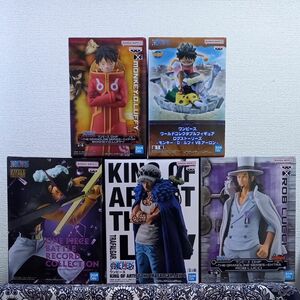 ワンピース DXF ルフィ ルッチログストーリーズ ルフィvsアーロン KOA ローⅡ BATTLERECORD ミホーク 5種。