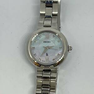 #9054　美品　SEIKO　ルキア　レディース　V117-0EF0　可動品　ソーラー