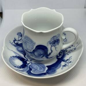 #9553  Meissen マイセン ブルーオーキッド カップ＆ソーサー 1客 コーヒーカップ 洋食器 箱無し 中古美品の画像1