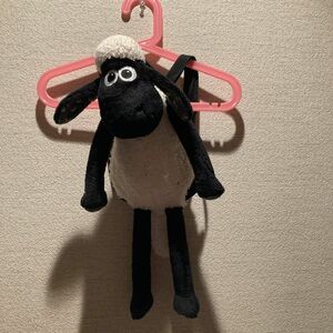 ひつじのショーン　ぬいぐるみ　バックパック型　Shaun THE SHEEP ウォレスとグルミット リュック 羊 ポーチ 