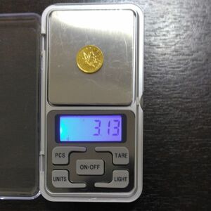 shi様　専用　メイプルリーフ金貨　ペンダントトップ　純金、24K　約3.1g