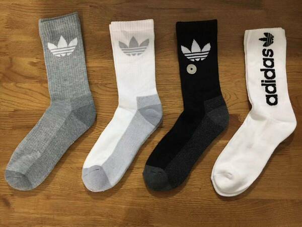 新品アディダスadidas メンズソックス4足セット11082