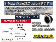 ■ランサー CT9A CT9W H12/12～H19/01 タイロッド エンド ブーツ 大野ゴム 2個セット 送料無料_画像2