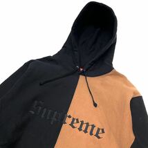 ★ 正規品 SUPREME シュプリーム Split Old English Hooded Sweatshirt スプリット オールド イングリッシュ スウェット フーディー XL_画像7