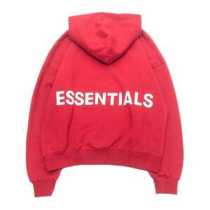 正規品 FOG ESSENTIALS エッセンシャルズ フィアオブゴッド back big logo hoodie ビッグ ロゴ フーディー スウェット プルパーカー Sの画像4