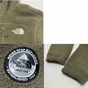 新品同様 正規品 THE NORTH FACE ノースフェイス NJ4FM70C DIXIE RVS FLEECE HOODIE リバーシブル ボアフリースジャケット ロゴ刺繍 XLの画像9