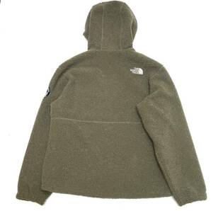 新品同様 正規品 THE NORTH FACE ノースフェイス NJ4FM70C DIXIE RVS FLEECE HOODIE リバーシブル ボアフリースジャケット ロゴ刺繍 XLの画像7