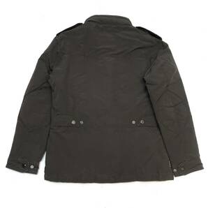 ★ 国内正規品 MONCLER モンクレール SATURNIN down JACKET M-65 ミリタリー ナイロン ダウンジャケット ロゴ ボタン 0 ブラウン メンズの画像3