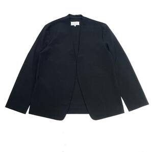 正規品 Maison Margiela メゾン マルジェラ S50BN0447 NO COLLAR JACKET ノーカラージャケット ミニマル アウター 無地 48 ブラックの画像2