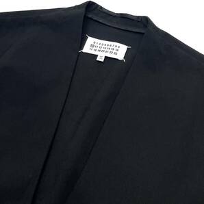 正規品 Maison Margiela メゾン マルジェラ S50BN0447 NO COLLAR JACKET ノーカラージャケット ミニマル アウター 無地 48 ブラックの画像6