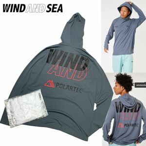 新品 国内正規品 WIND AND SEA ウィンダンシー POLARTEC POWER DRY HOODIE ポーラテック パワード フーディー プルパーカー M メンズ