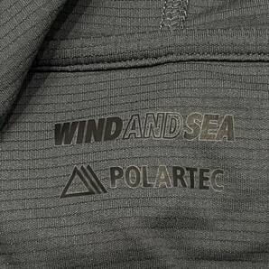 新品 国内正規品 WIND AND SEA ウィンダンシー POLARTEC POWER DRY HOODIE ポーラテック パワード フーディー プルパーカー M メンズの画像9