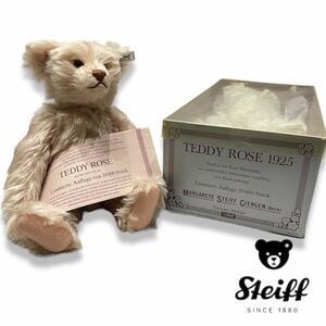  стандартный товар steiffshu type 10000 body 0171/41 Teddy Rose копия 1925 плюшевый мишка rose мягкая игрушка античный розовый с коробкой 