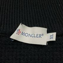 正規品 MONCLER モンクレール MAGLIONE TRICOT CARDIGAN 切り替え ニット ダウンジャケット マリオーネ トリコットパーカー XL ブラック_画像9