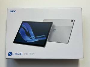 【新品】NEC タブレット LAVIE Tab T10d PC-T1055ETS プラチナグレー 10.1型ワイド Android