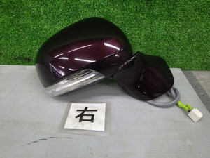 * prompt decision equipped H24 year Mark X Zeo ANA10 right door mirror winker attaching 8P side mirror purple 3R0 87910-72030-D0 operation verification settled [03018458]