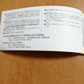 2024年 阪神甲子園球場 商品お引換券 21000円（500円券×42枚） 金券 商品券の画像3