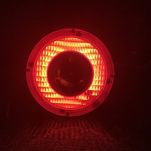 スカイライン テールランプ レンズのみ 赤×オレンジ 6個セット バルブ付き JBサイズ ケンメリ デコトラ レトロ G0557Dの画像4