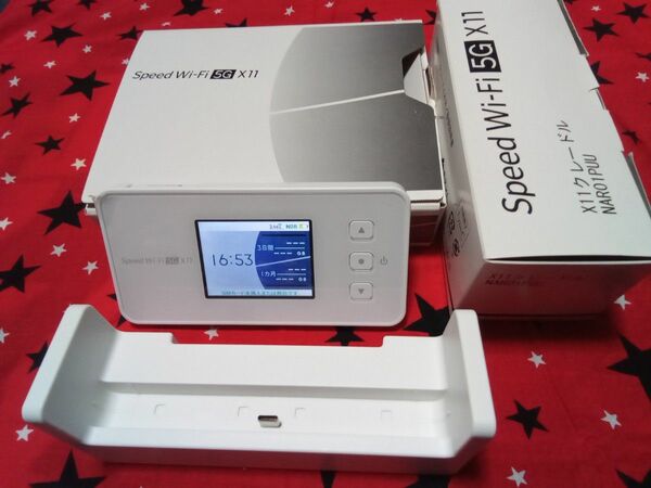 NEC Speed Wi-Fi 5G X11 NAR01SWU 美品 クレードル付 wimax