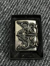 4180 ZIPPO ジッポー メタル 貼り ユリ J BRADFORD USA_画像2