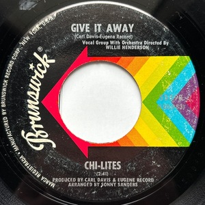 【試聴 7inch】Chi-Lites / Give It Away 7インチ 45 muro koco フリーソウル サバービア 