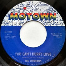 【試聴 7inch】The Supremes / You Can't Hurry Love 7インチ 45 muro koco フリーソウル Hi-Standard Stray Cats モータウンビート_画像1