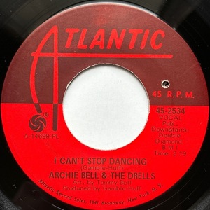 【試聴 7inch】Archie Bell & The Drells / I Can't Stop Dancing 7インチ 45 muro koco フリーソウル サバービア Tighten Up