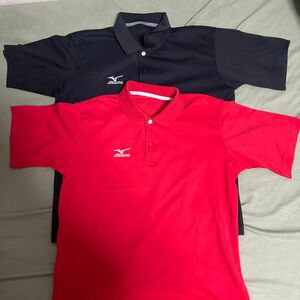 MIZUNO ゲームTシャツ二枚セット！無地　バドミントン　テニス　SSサイズ(他のメーカーのSサイズぐらいです) 