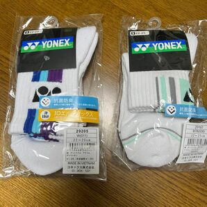 YONEX バドミントン ソックス　2足セット大特価☆ 人気デザイン　即決大歓迎！レディース22〜25センチ