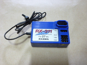 送料込み　サンワ　FM27メガ　受信機　RX-311 中古品現状　SANWA レシーバー　27M