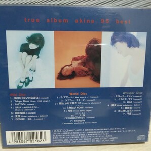 ☆中森明菜☆TRUE ALBUM AKINA 95 BEST【帯付】3CD 透明ケース付属の画像2
