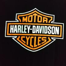 即決　新品　送料無料　ハーレーダビットソン　半袖Tシャツ　黒　ツーリング　オートバイ　ストリート系　バイク　アウトドア　HARLEY_画像4