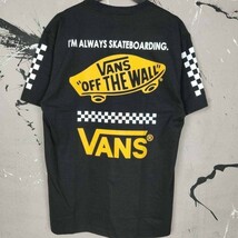 即決　新品　送料無料　バンズ　VANS　半袖　Tシャツ　ストリート系　XLサイズ　黒　スケボー　スケードボード　ボード　スノボー　スキー_画像5