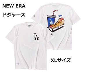 即決　新品　送料無料　ドジャース　LA　MLB　半袖　Tシャツ　白　XL　野球　ベースボール　大リーグ　ロサンゼルス　大谷翔平　野球観戦