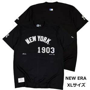 即決　新品　送料無料　ヤンキース　メジャーリーグ　半袖Tシャツ　黒　XLサイズ　NY　大リーグ　MLB　野球　ベースボール