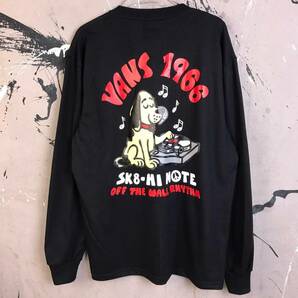 即決 新品 送料無料 バンズ VANS 長袖Tシャツ ロンT ロングT トップス 黒 Lサイズ ストリート系 アメカジの画像5