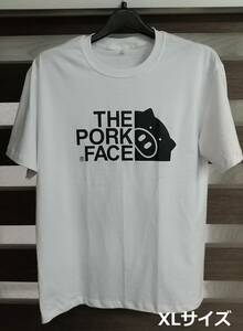 即決　新品　送料無料　THE PORK FACE　ポークフェイス　半袖Tシャツ　面白Tシャツ　ジョークT　珍品　XL　　