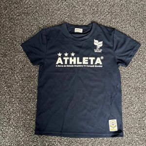 ATHLETA サッカー フットサル プラクティス　tシャツ 160 ネイビー　S