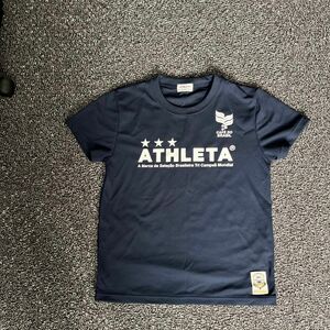 ATHLETA サッカー フットサル 半袖Tシャツ　160 S ネイビー