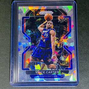 2021-22 Panini Prizm Vince Carter Cracked Ice Prizmの画像1