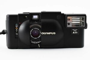 [美品] オリンパス OLYMPUS XA コンパクト 35mm フィルムカメラ with F.ZUIKO 35mm f/2.8 + A11 フラッシュ 2111705