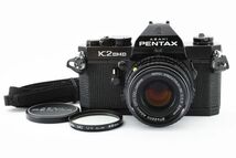 [美品] ペンタックス PENTAX K2 DMD 一眼レフ 35mm フィルムカメラ ブラック 黒 + SMC PENTAX-M 50mm f/1.7 2122344_画像1