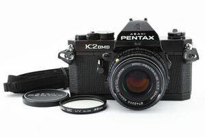 [美品] ペンタックス PENTAX K2 DMD 一眼レフ 35mm フィルムカメラ ブラック 黒 + SMC PENTAX-M 50mm f/1.7 2122344