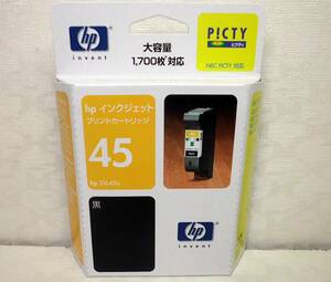 ★即決! hp 純正インク HP-45 黒　インクカートリッジ 51645A 1個 未開封・期限切れ ★