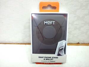  未使用品 MOFT スマホスタンド MagSafe対応 カードケース スマホスタンド MagSafe カードケース モフト Snap MS007MP-1-MO-MCGY トープ★