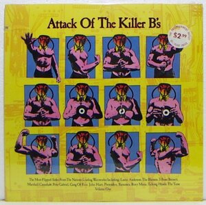 LP,V,A ATTACK OF THE KILLER B'S MARSHALL CRENSHOW PETER GABRIEL TALKING HEADS 未開封Cut盤