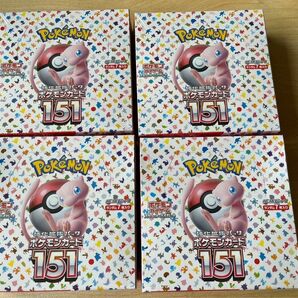 ポケモンカード ポケモンカード151 シュリンク付き 未開封 4BOX