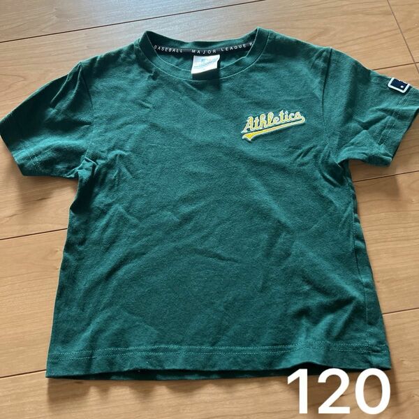 120センチ Tシャツ　野球　MLB オークランド　バースデイ　しまむら