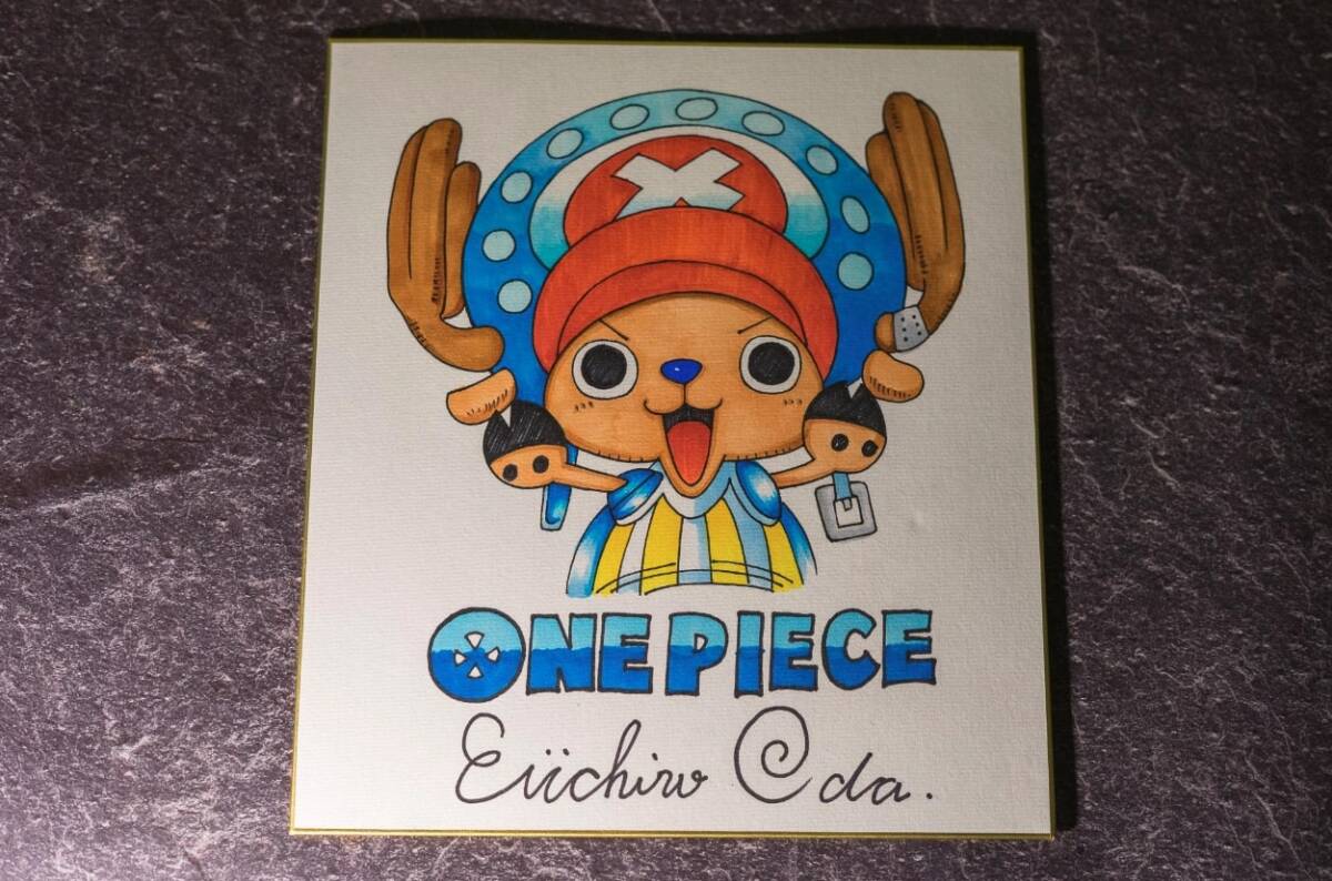 Эйитиро Ода One Piece рукописная цветная бумага, Талантливые товары, знак
